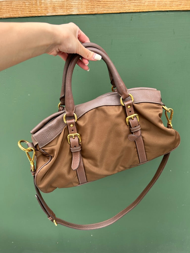 Prada nylon 2-way bag