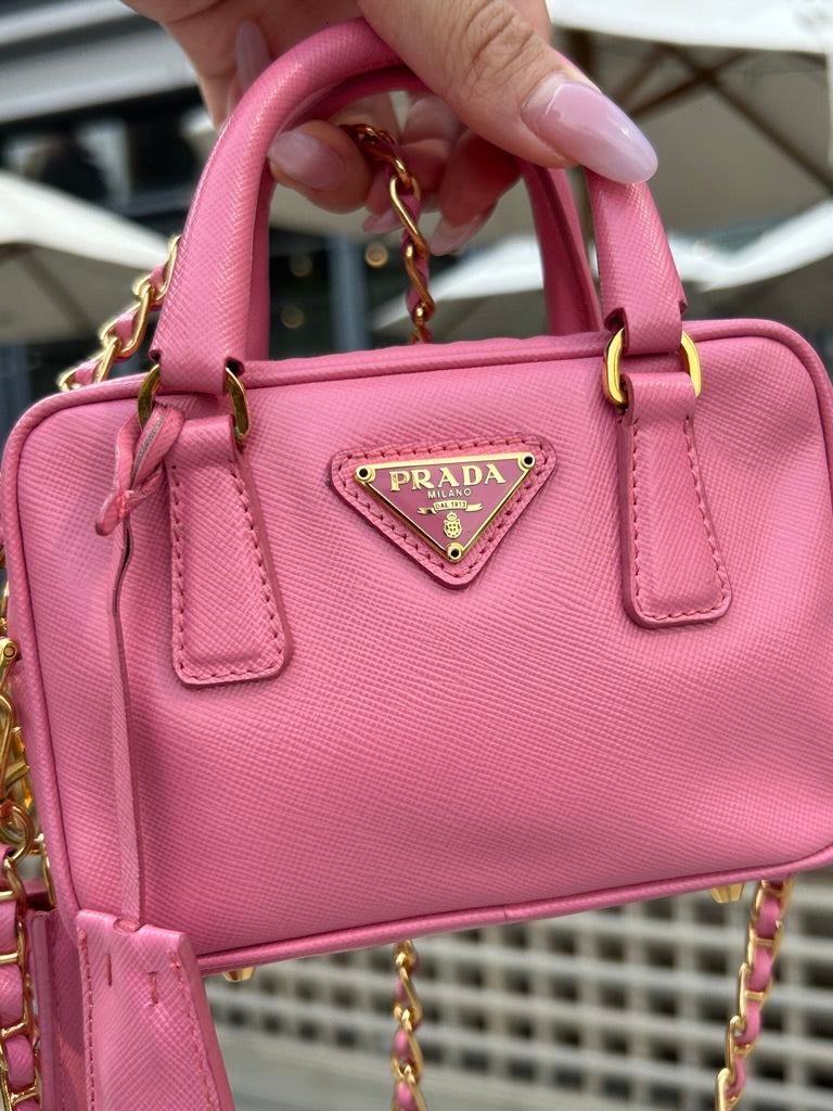 Prada mini satchel bag