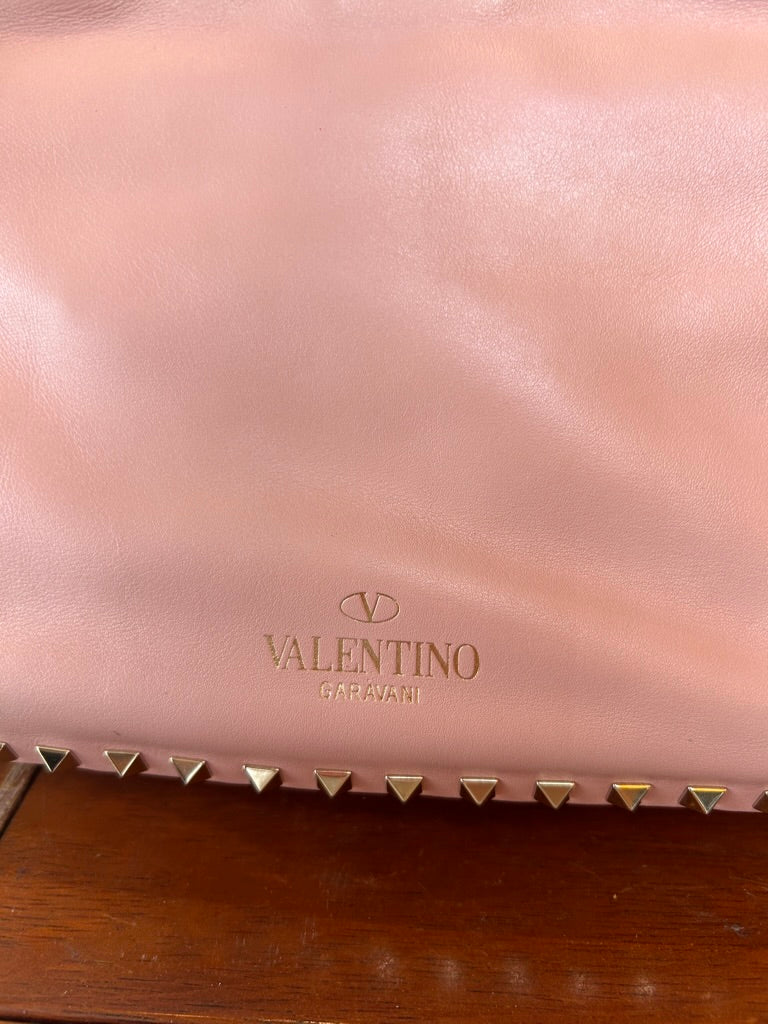 Valentino rockstud small leather tote