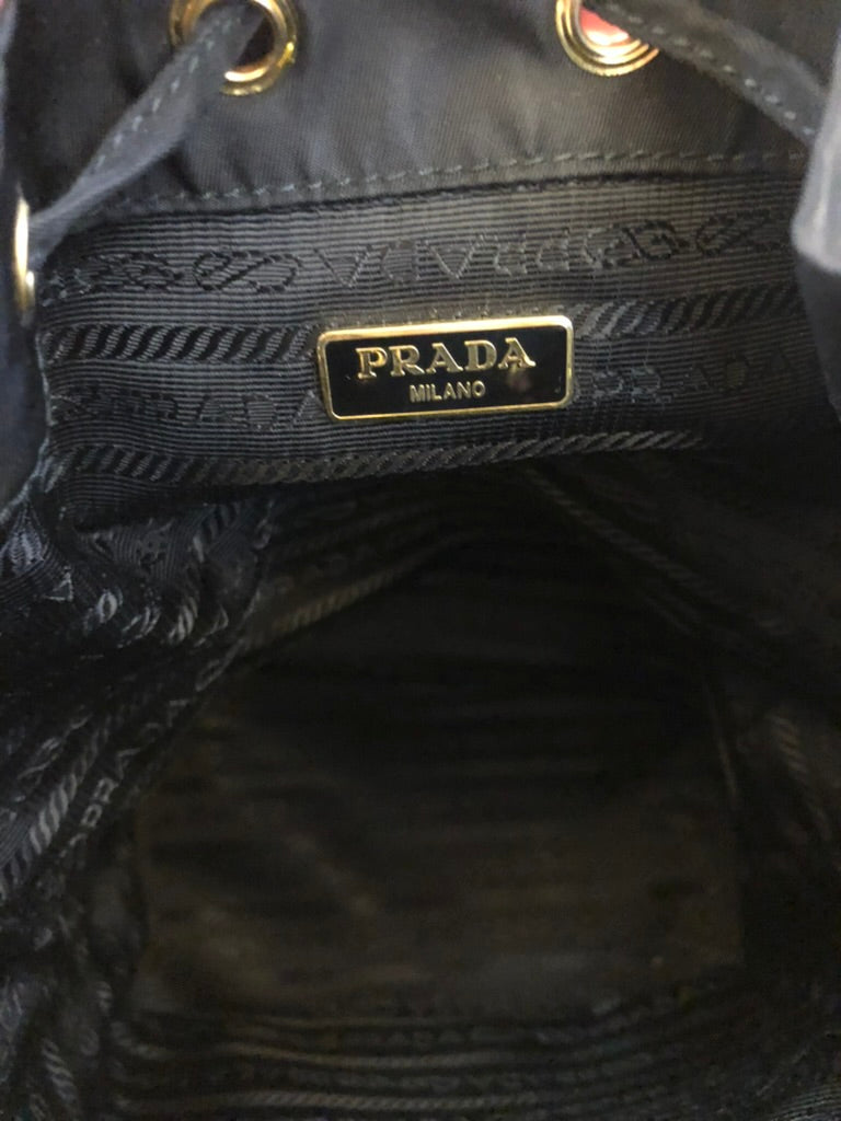 Prada mini bucket bag