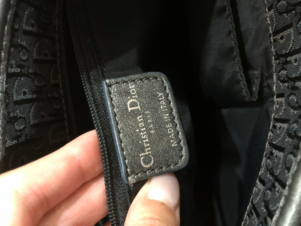 Dior monogram trotter shoulder bag