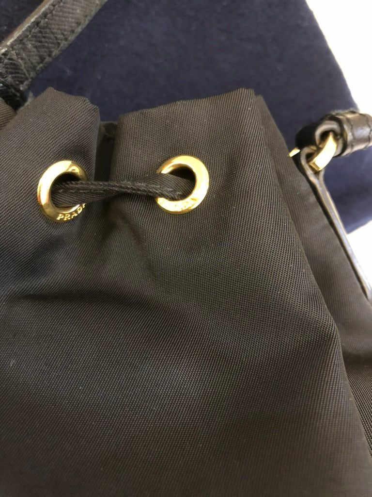 Prada mini bucket bag