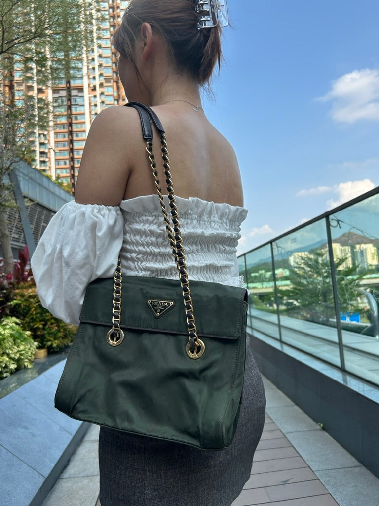 Prada chain shoulder bag