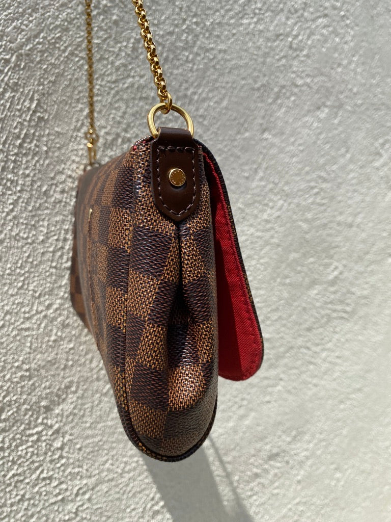 Louis Vuitton damier chain bag