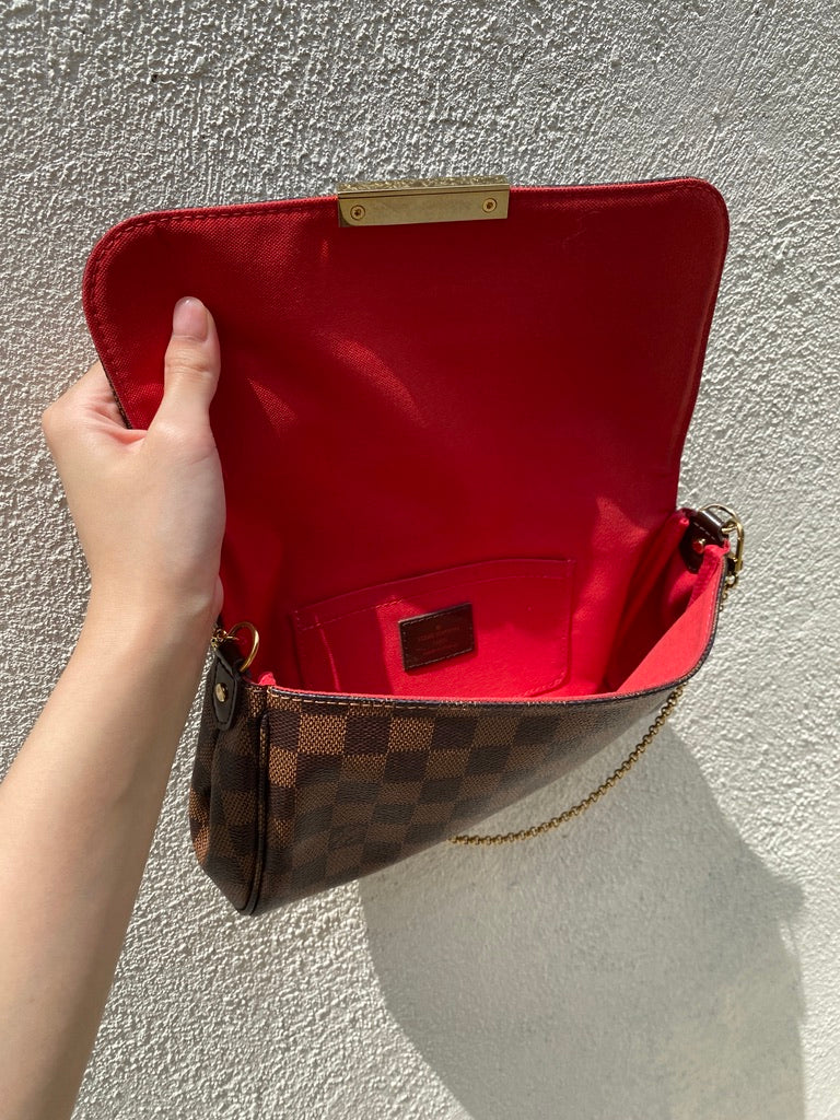 Louis Vuitton damier chain bag