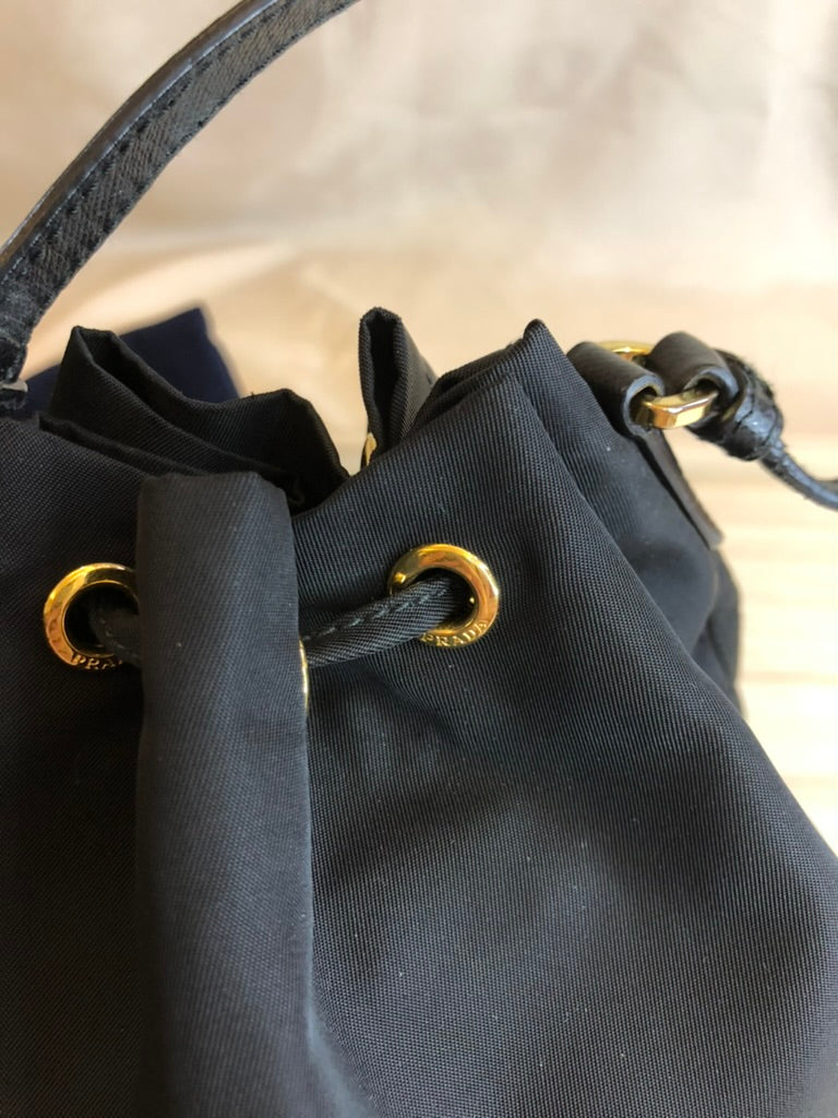 Prada mini bucket bag