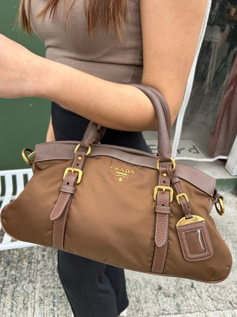 Prada nylon 2-way bag
