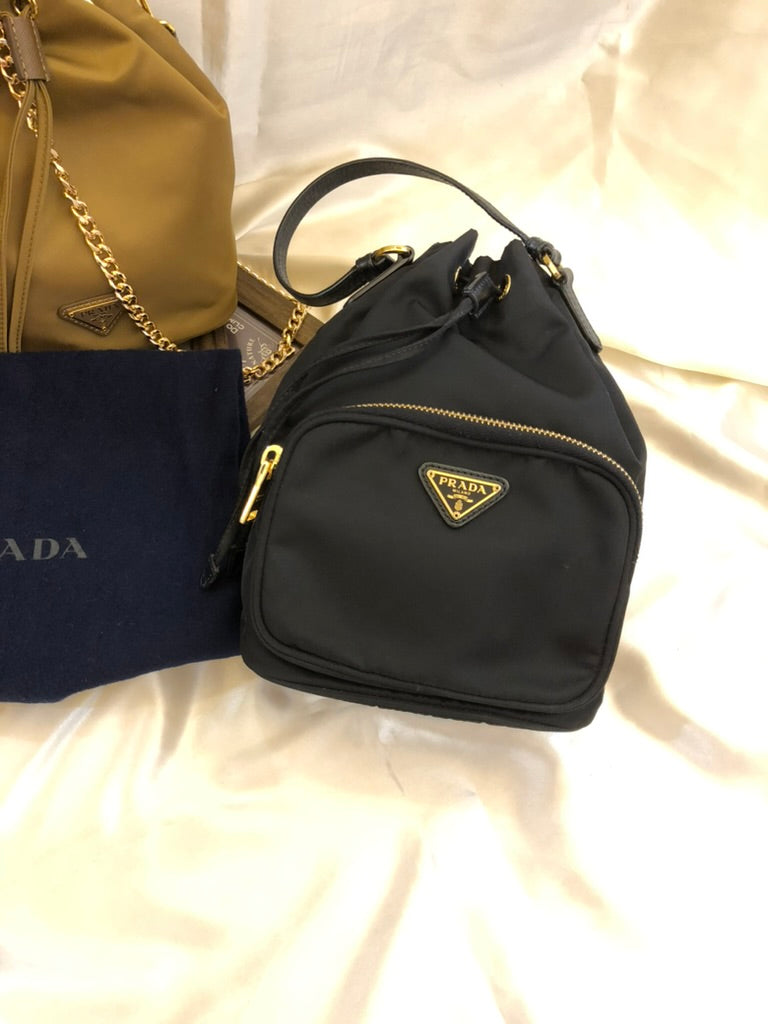 Prada mini bucket bag
