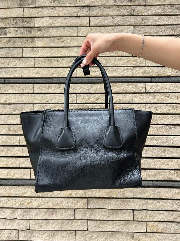 Prada leather tote