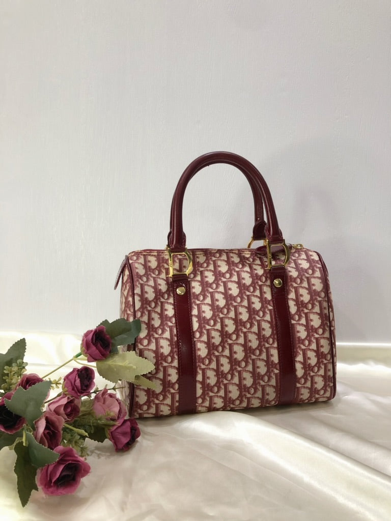 Dior monogram boston bag in 25 cm