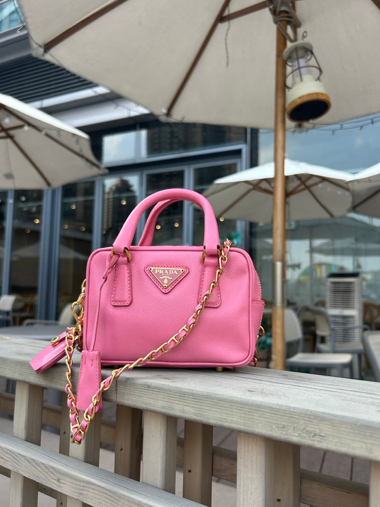 Prada mini satchel bag