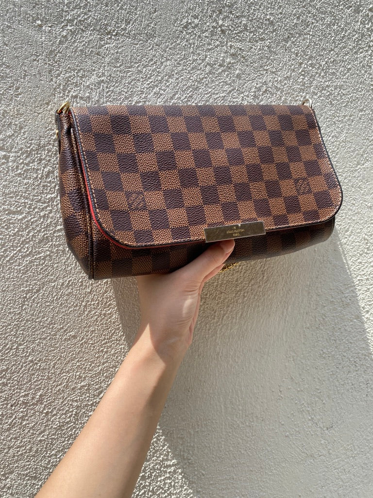 Louis Vuitton damier chain bag