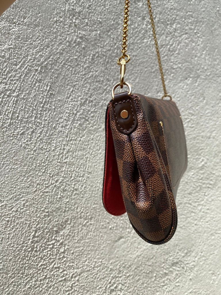 Louis Vuitton damier chain bag