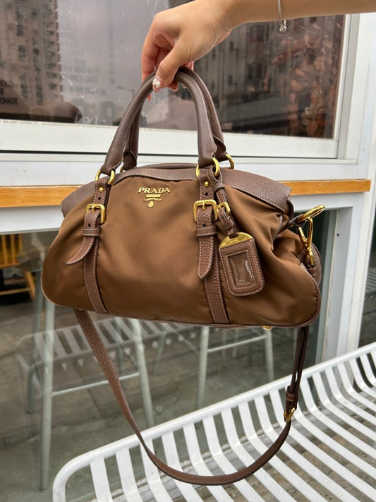 Prada nylon 2-way bag