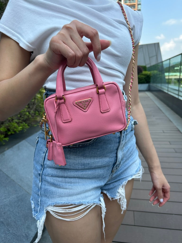 Prada mini satchel bag