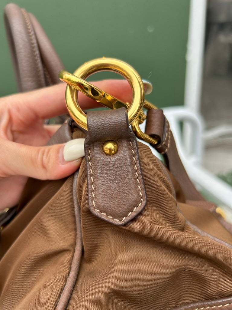 Prada nylon 2-way bag
