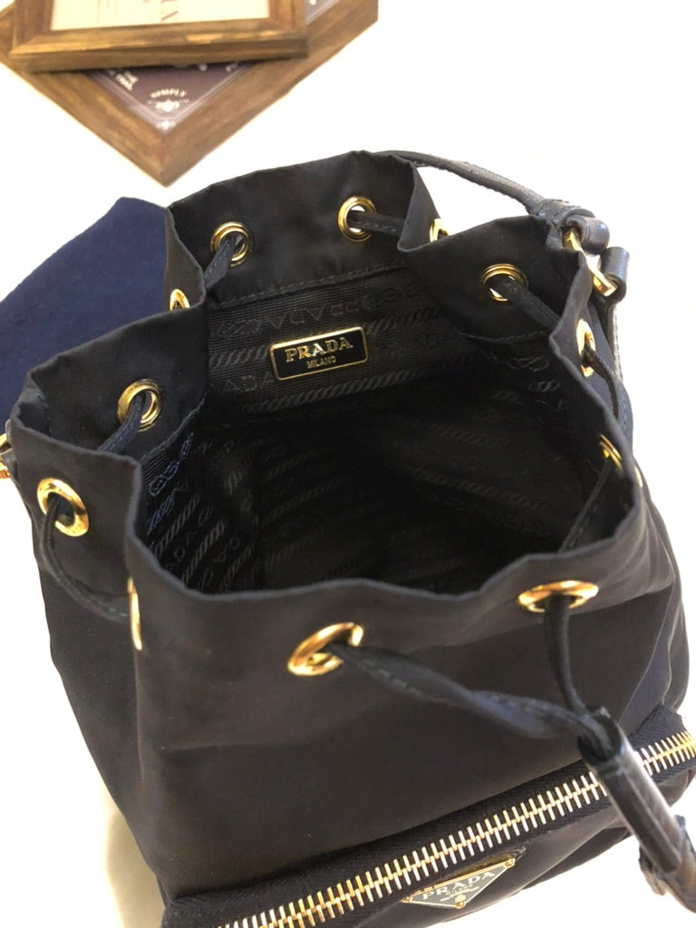 Prada mini bucket bag