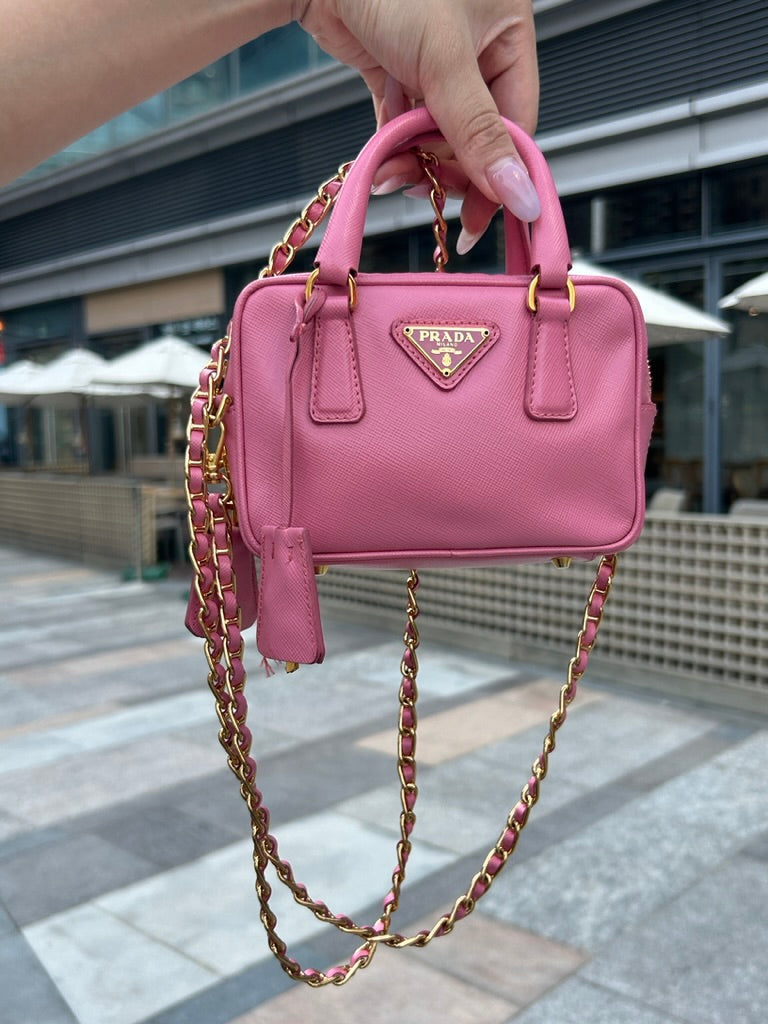 Prada mini satchel bag