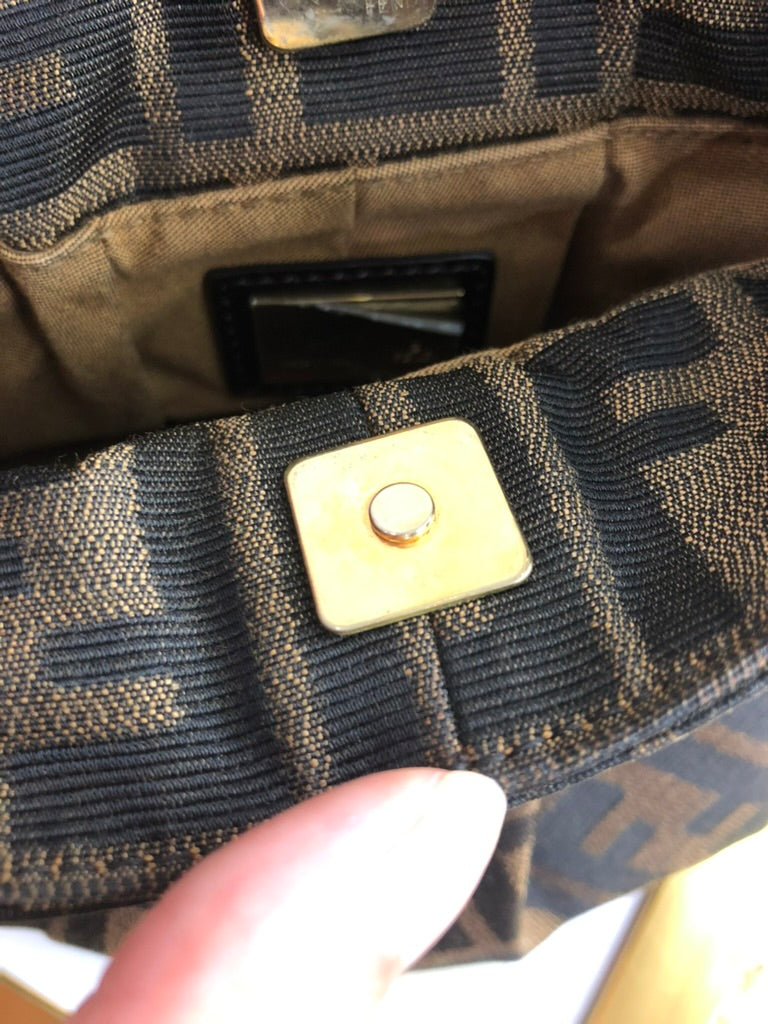 Fendi zucca mini bag