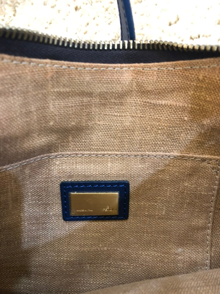 Fendi zucca oyster pochette