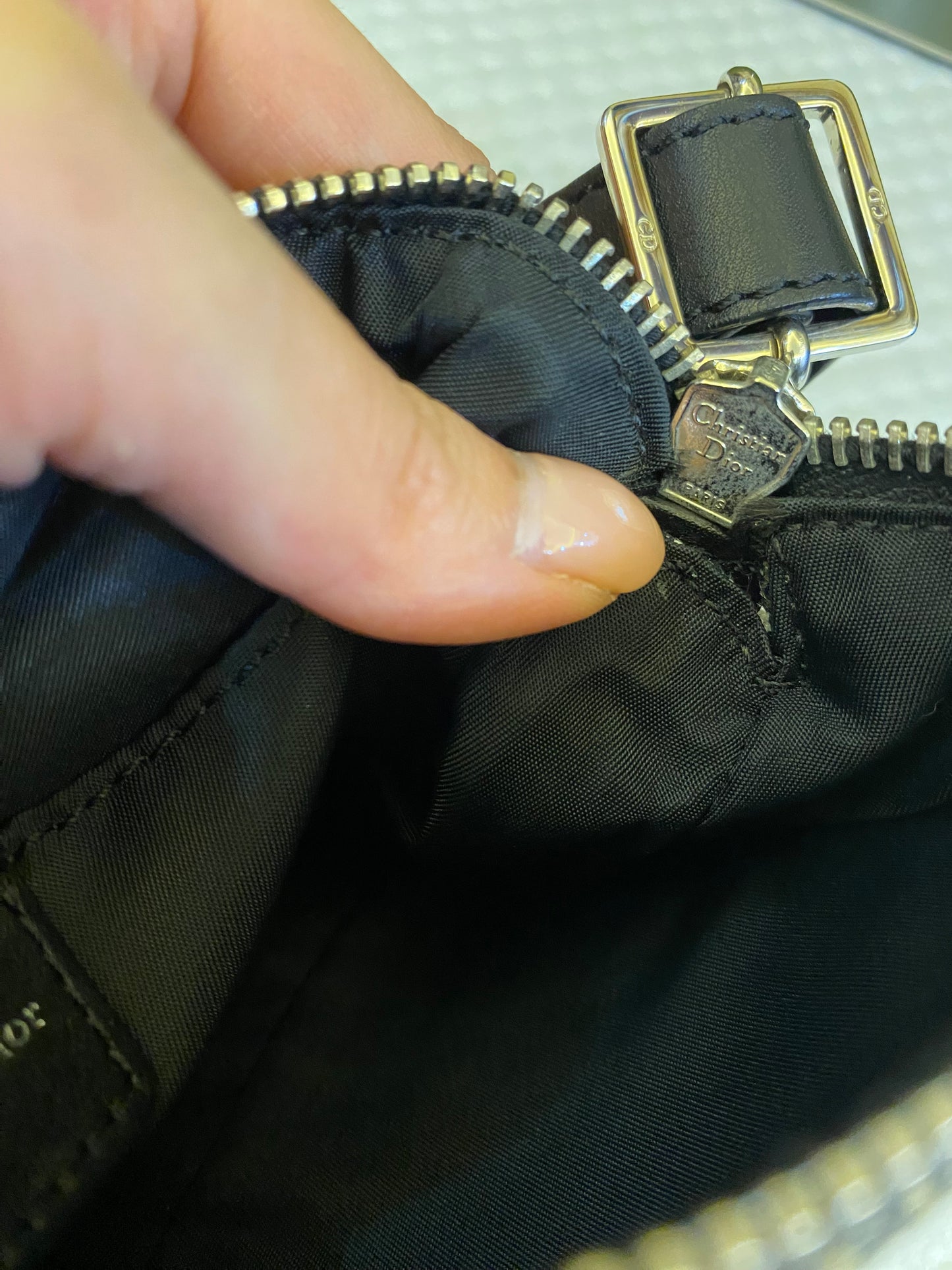Christian Dior Monogram D Charm Trotter Pochette Shoulder Bag
