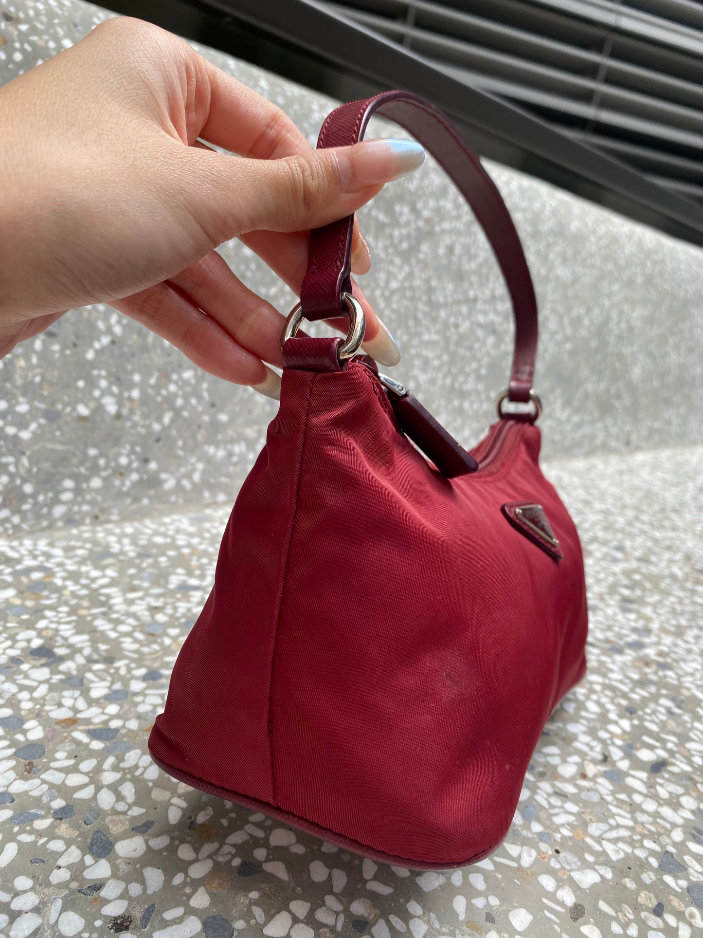 Prada tessudo mini pochette