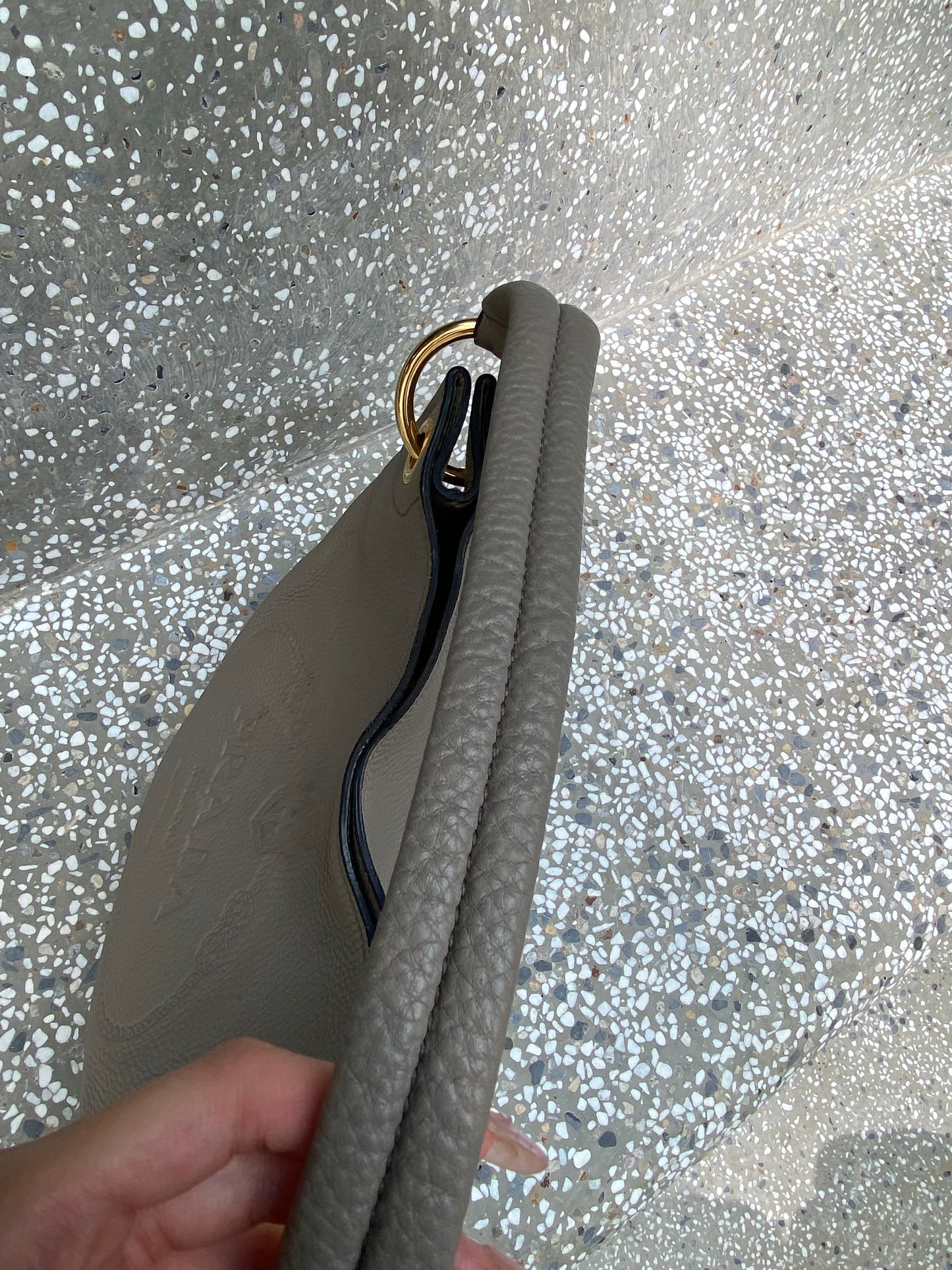 Prada leather tote bag