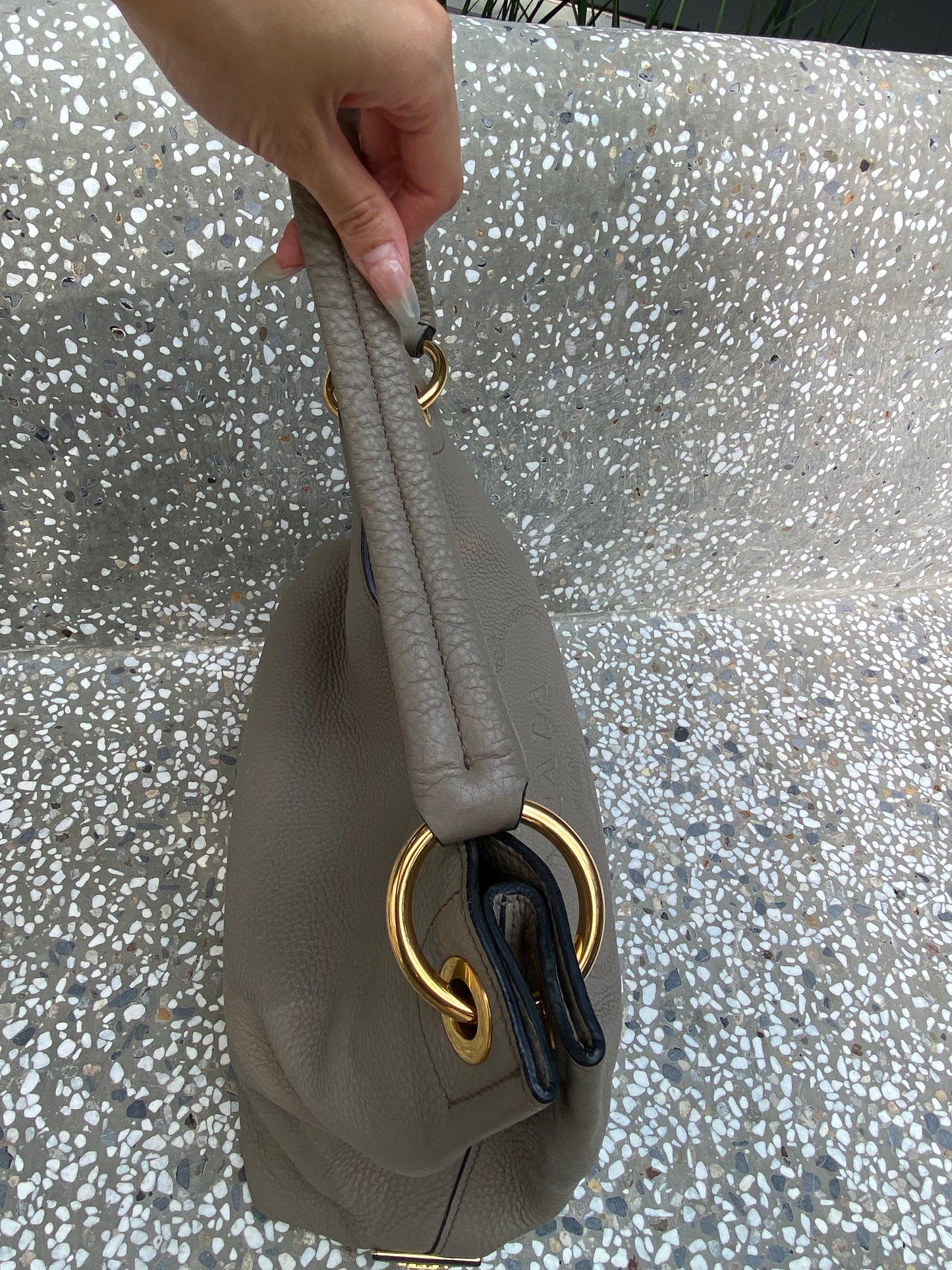 Prada leather tote bag