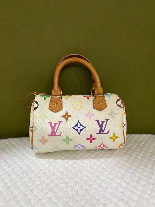 Louis Vuitton Murakami Multicolor Speedy Nano Bag
