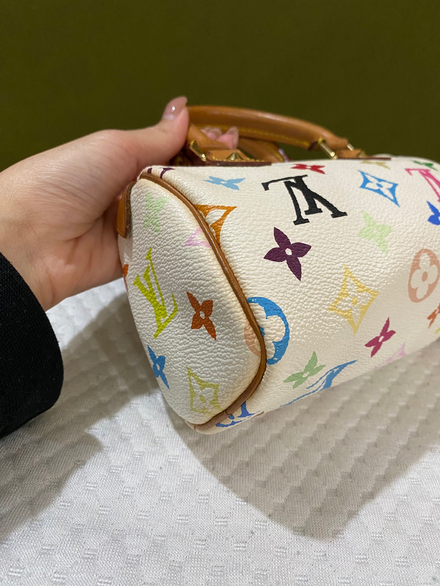 Louis Vuitton Murakami Multicolor Speedy Nano Bag