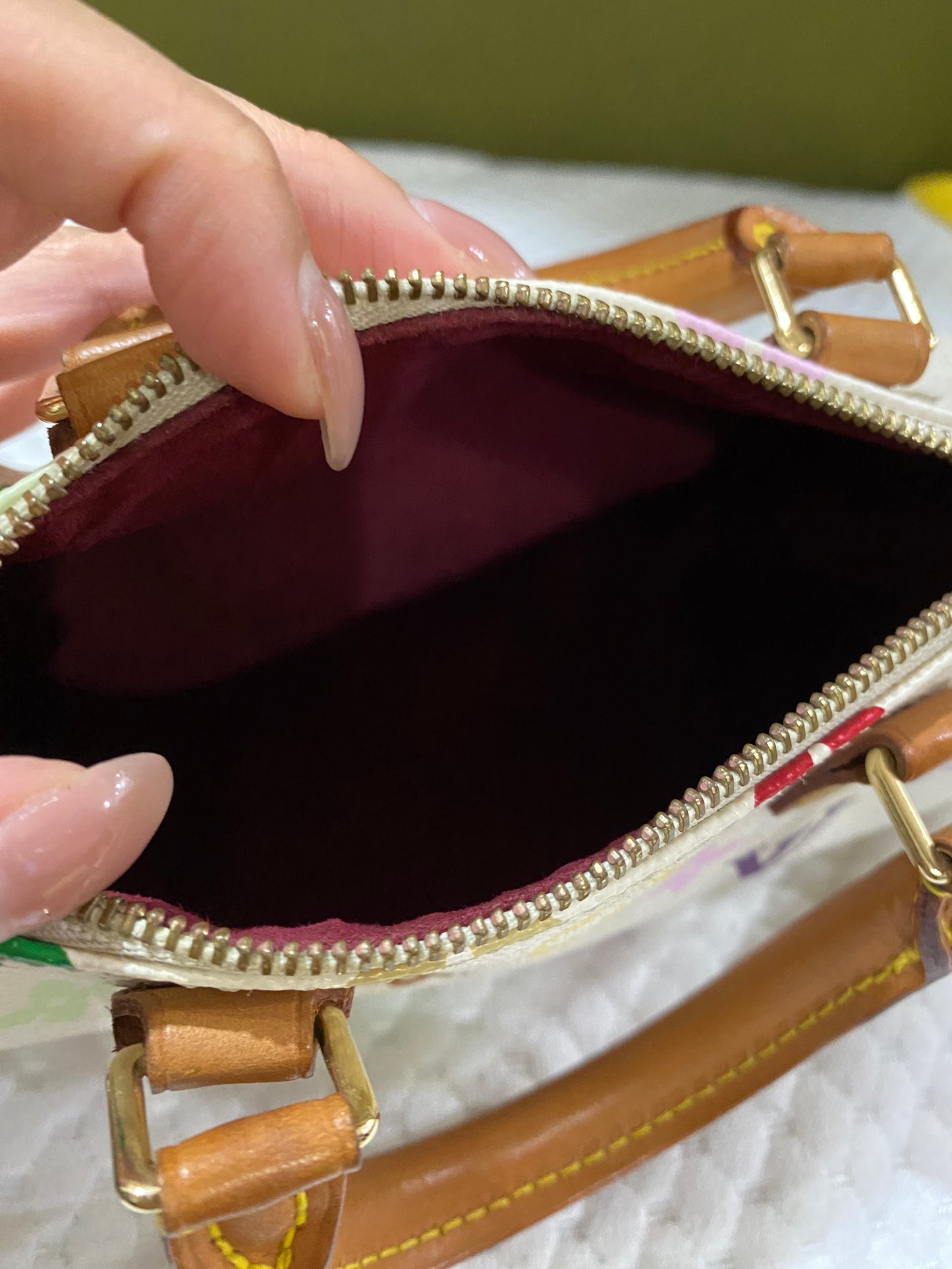 Louis Vuitton Murakami Multicolor Speedy Nano Bag