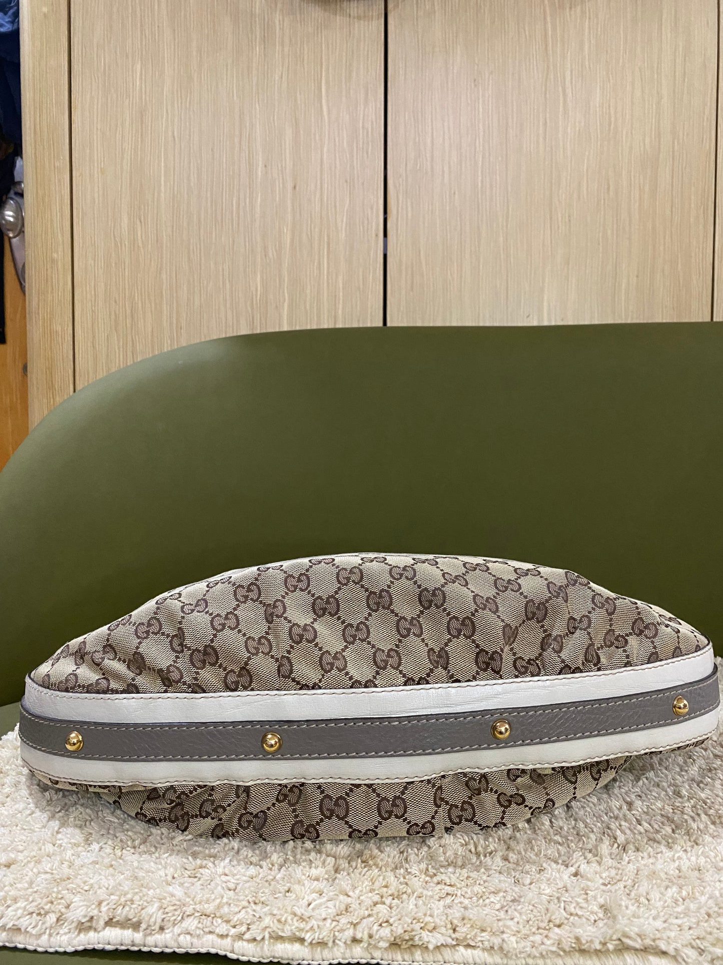 Gucci Amalfi Monogram Hobo Bag