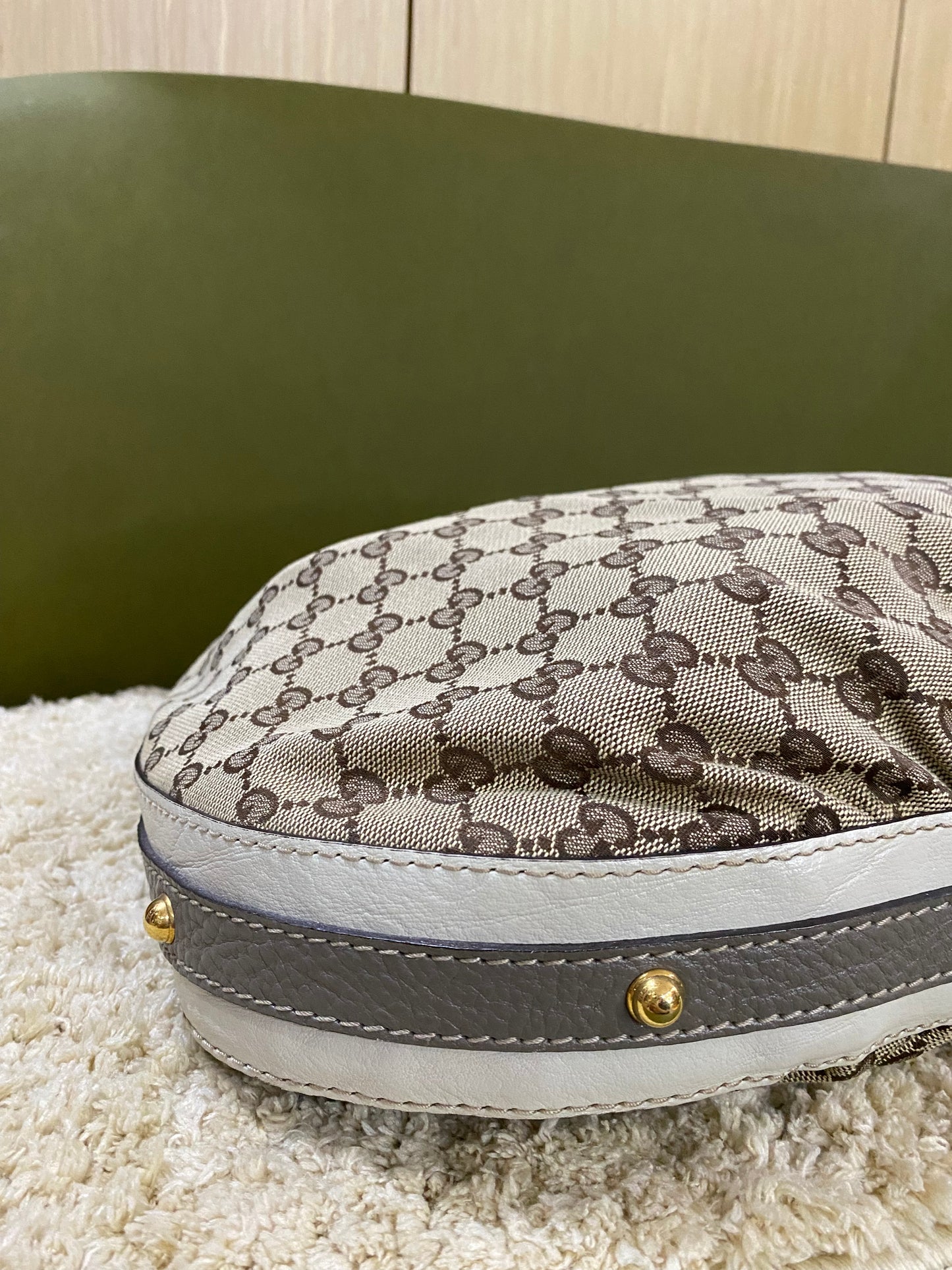 Gucci Amalfi Monogram Hobo Bag