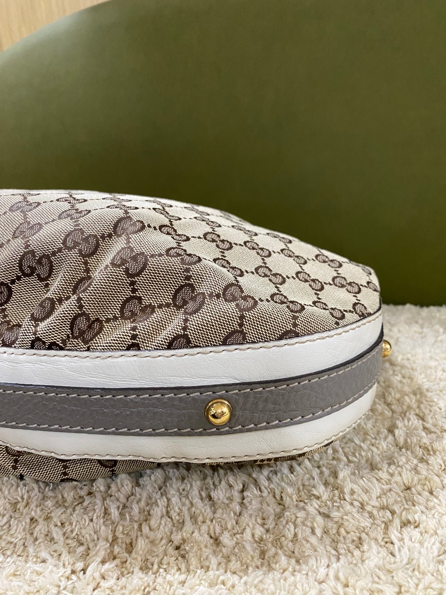 Gucci Amalfi Monogram Hobo Bag