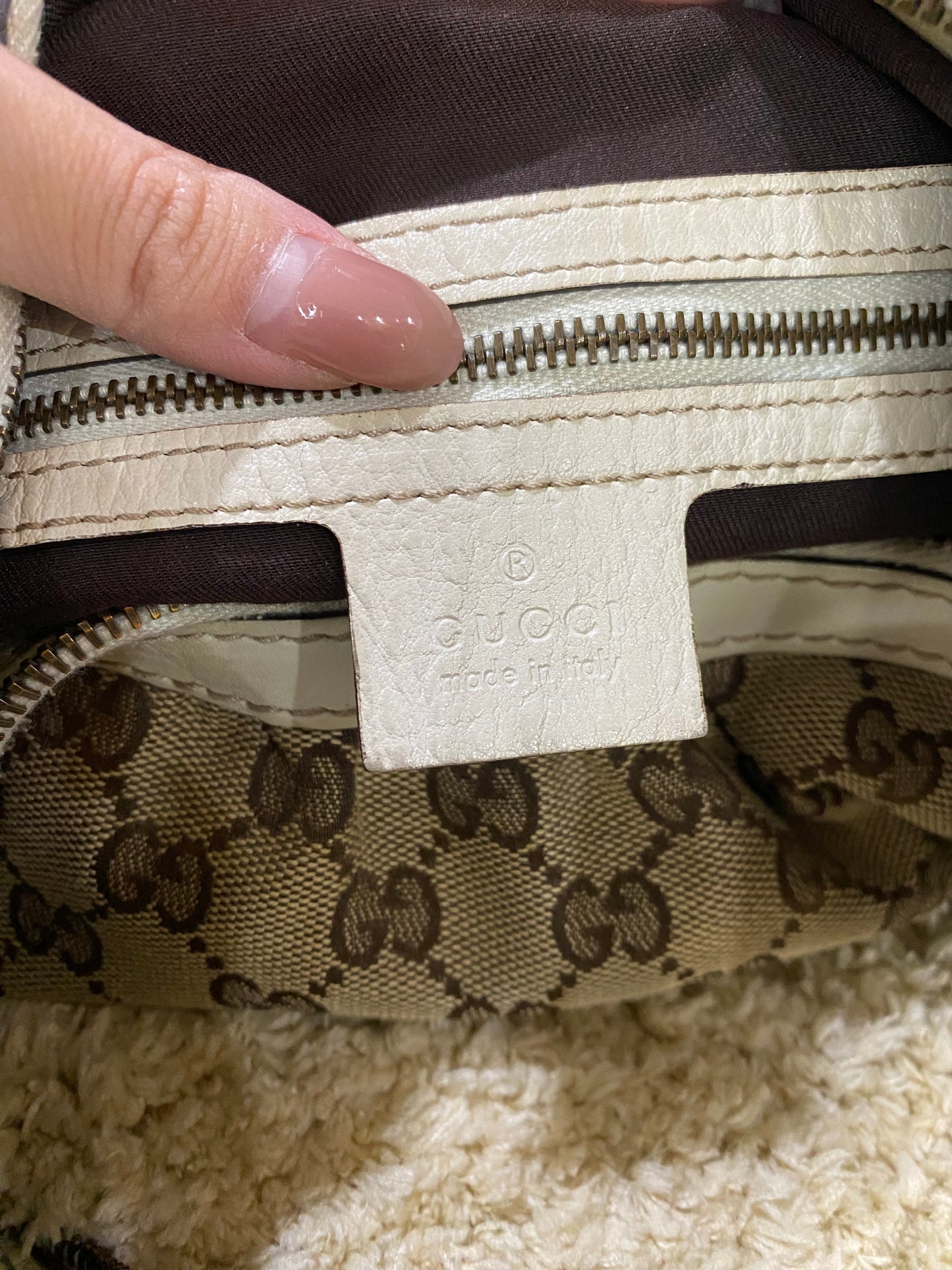 Gucci Amalfi Monogram Hobo Bag