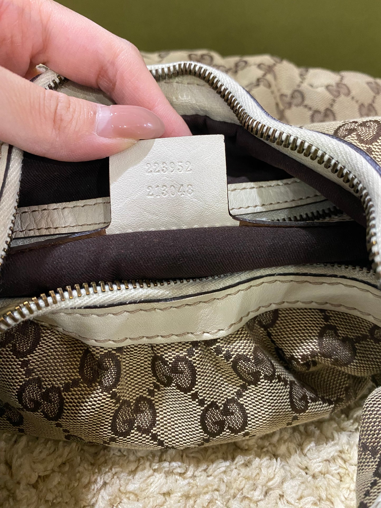 Gucci Amalfi Monogram Hobo Bag
