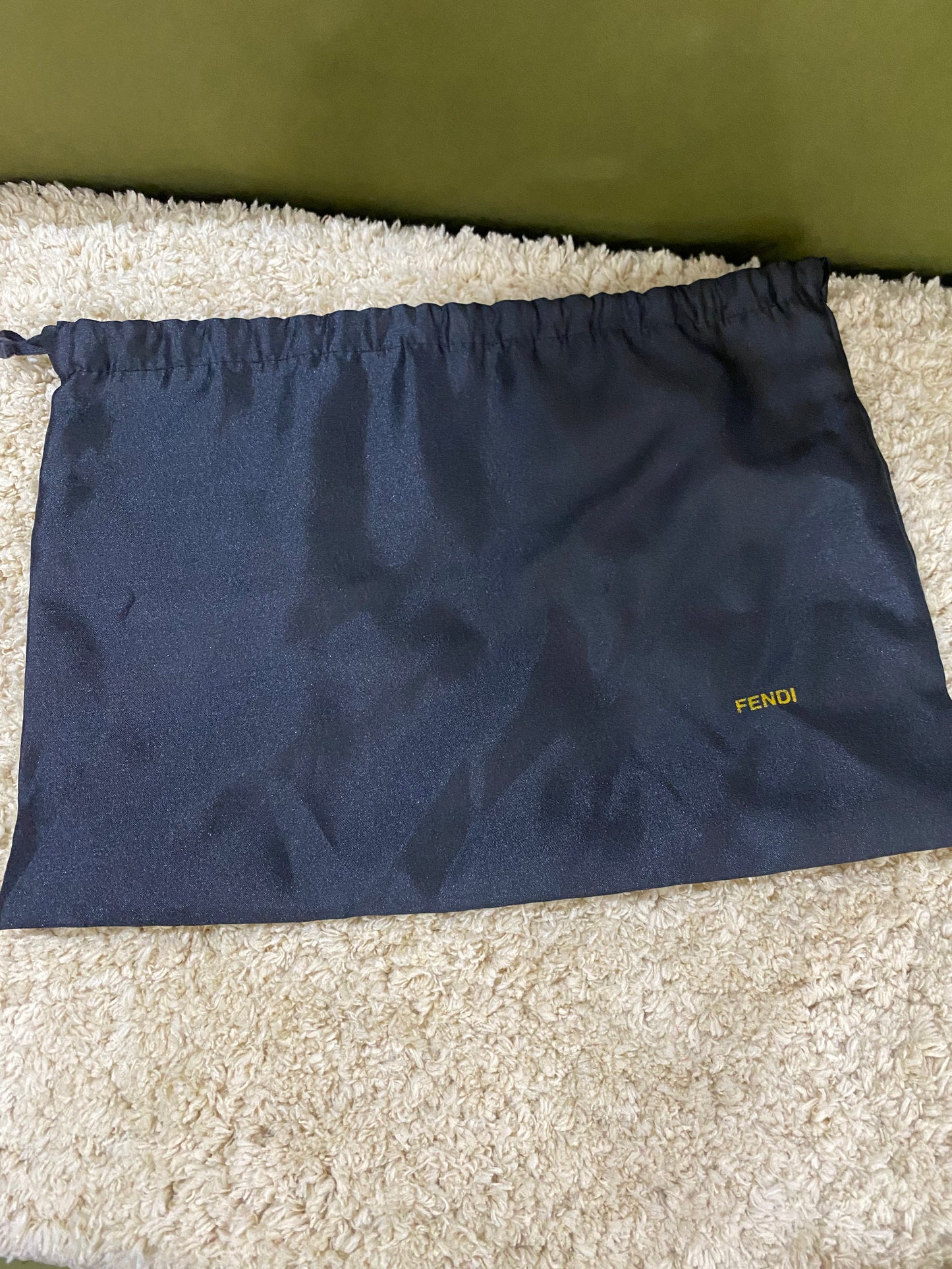 Fendi Vintage Mini Suede Baguette Bag