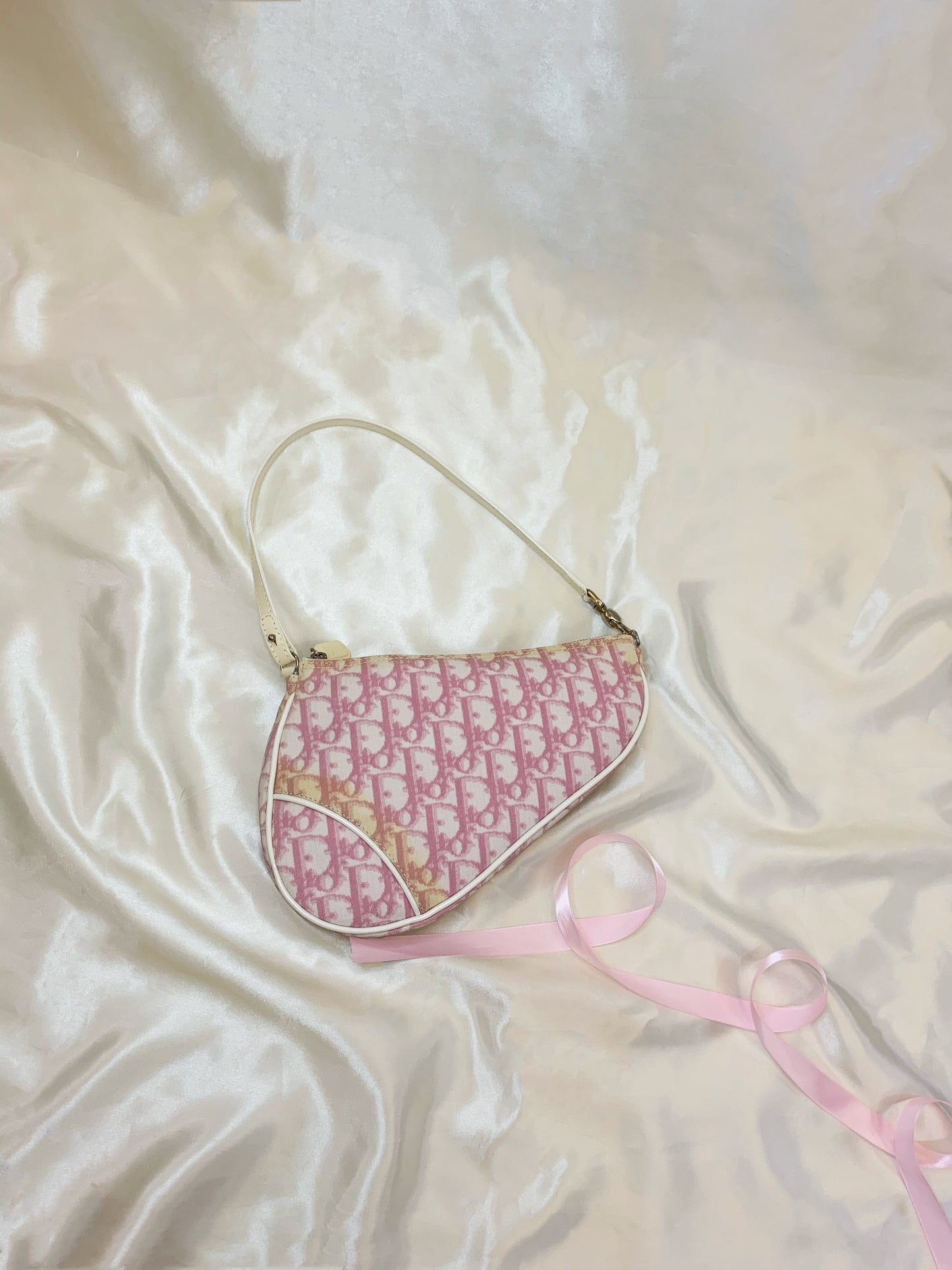Dior mini pink saddle