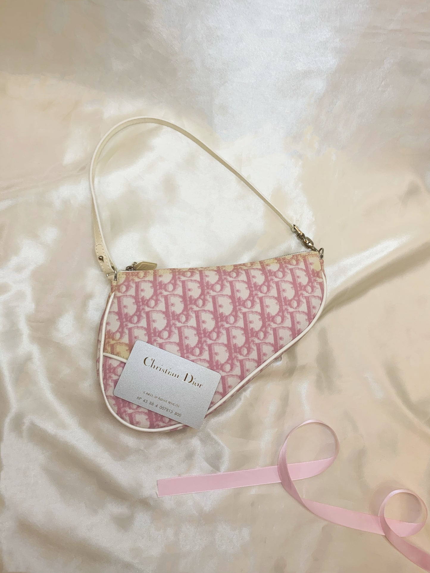 Dior mini pink saddle
