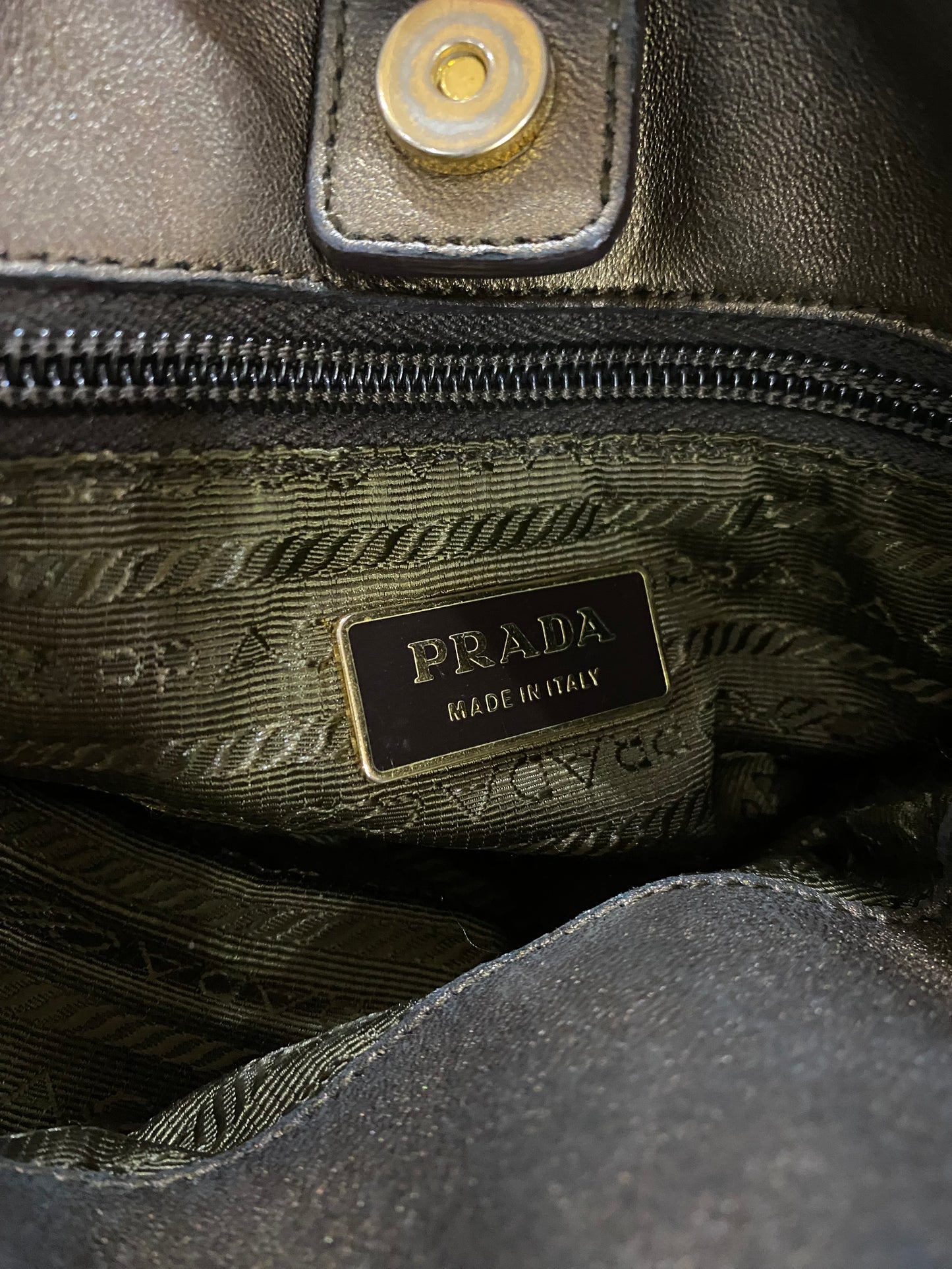 Prada Tessuto Nylon Green Handbag