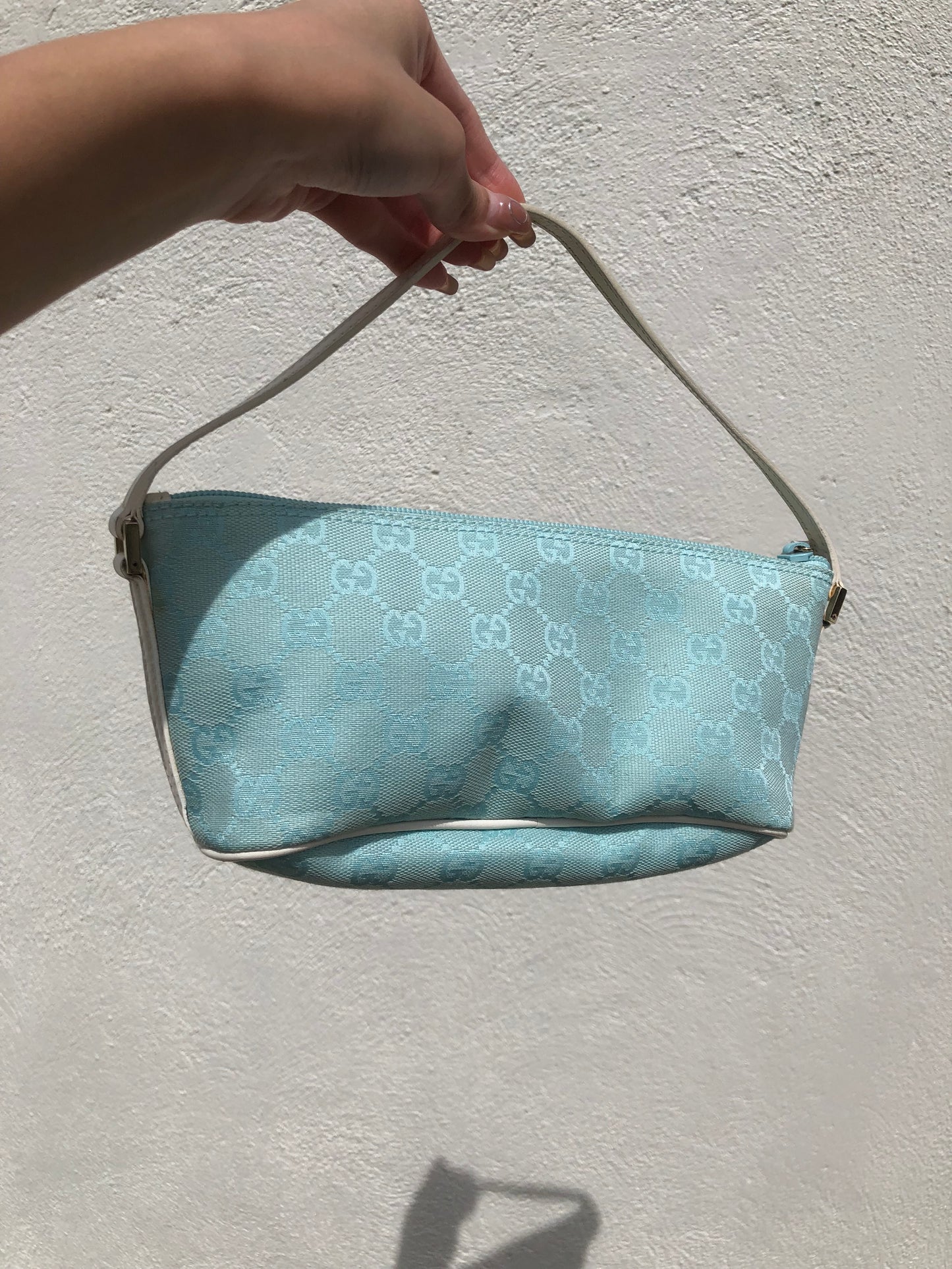 Gucci ice blue boat pochette