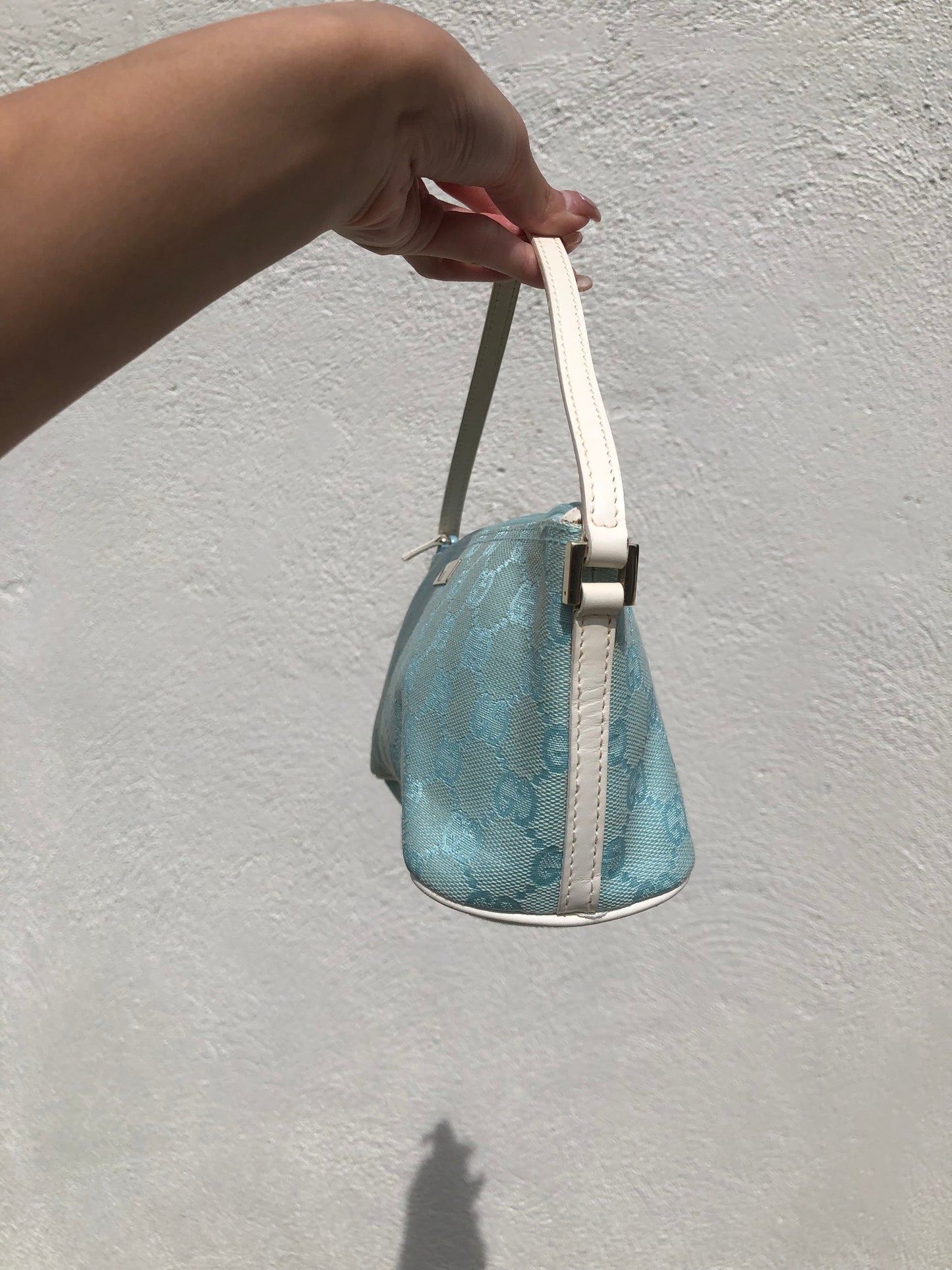Gucci ice blue boat pochette