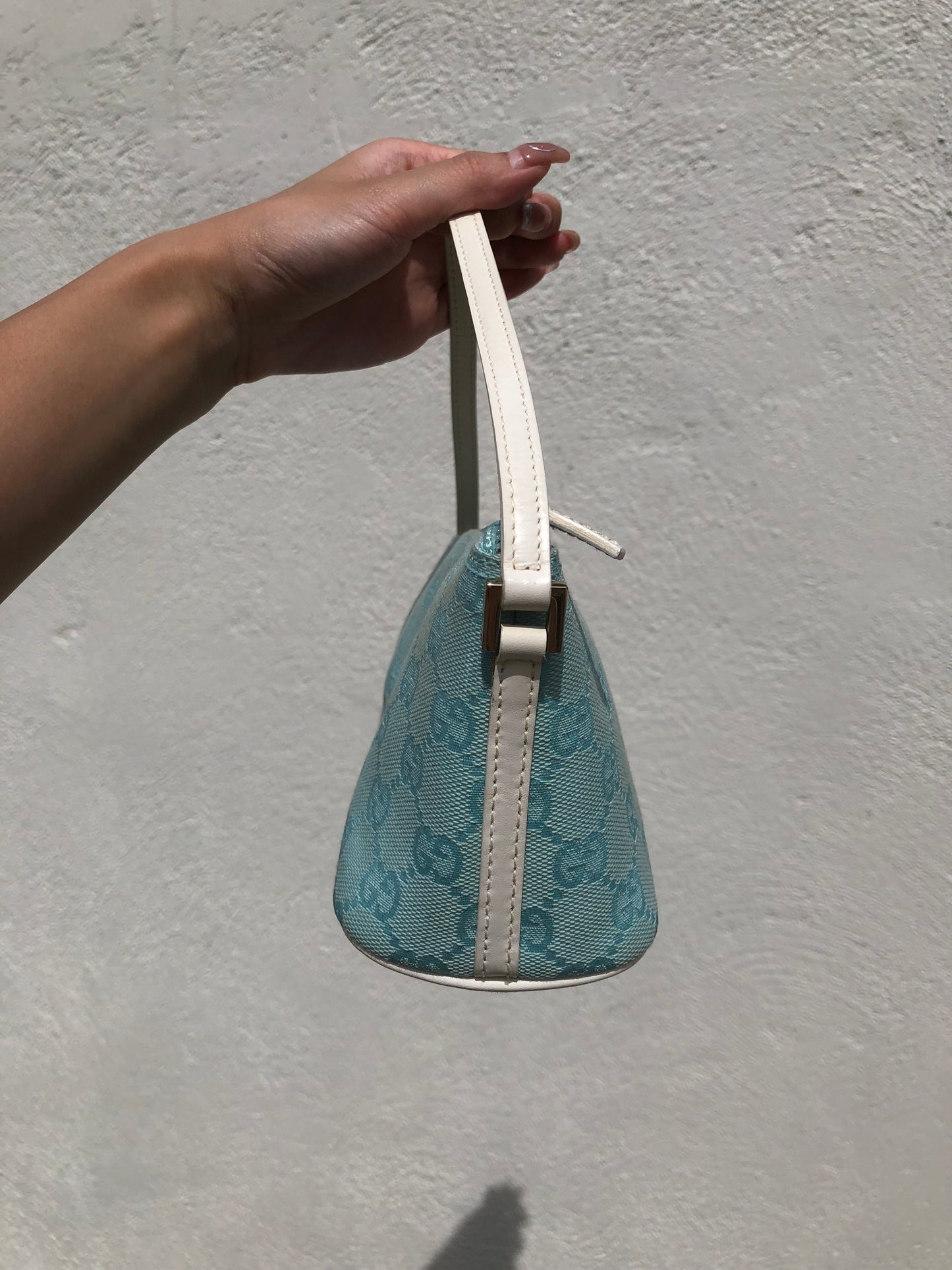 Gucci ice blue boat pochette