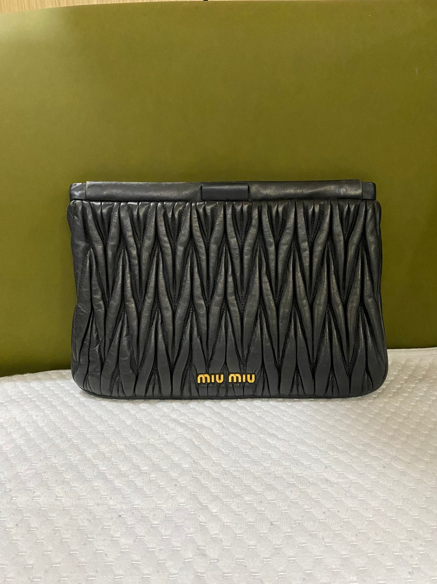 Miu Miu Matelassé Clutch