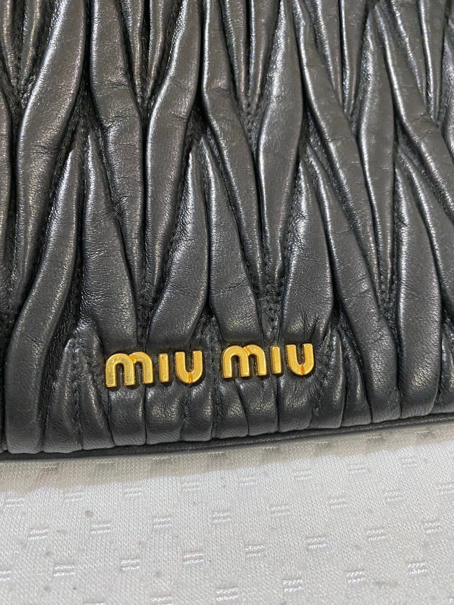 Miu Miu Matelassé Clutch