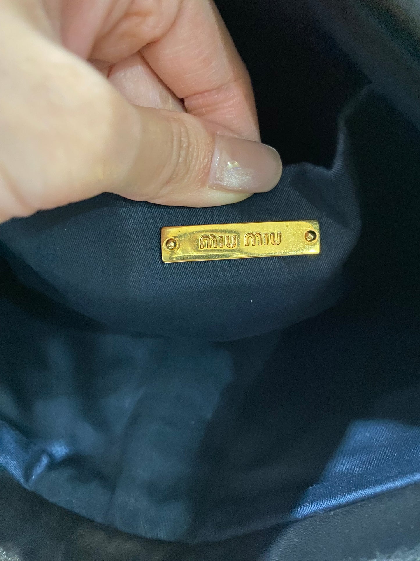 Miu Miu Matelassé Clutch