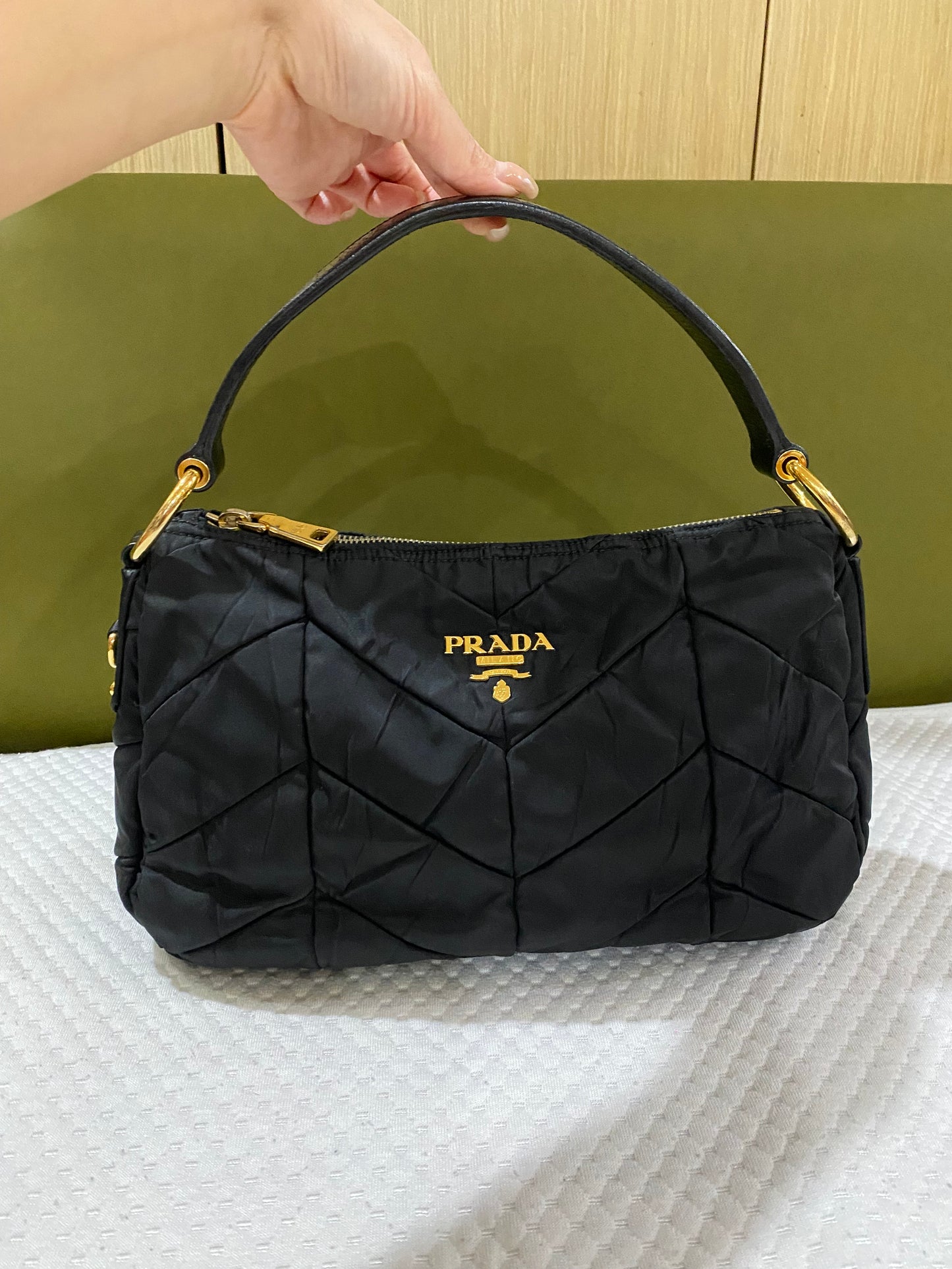 Prada Tessuto Hobo Shoulder Bag