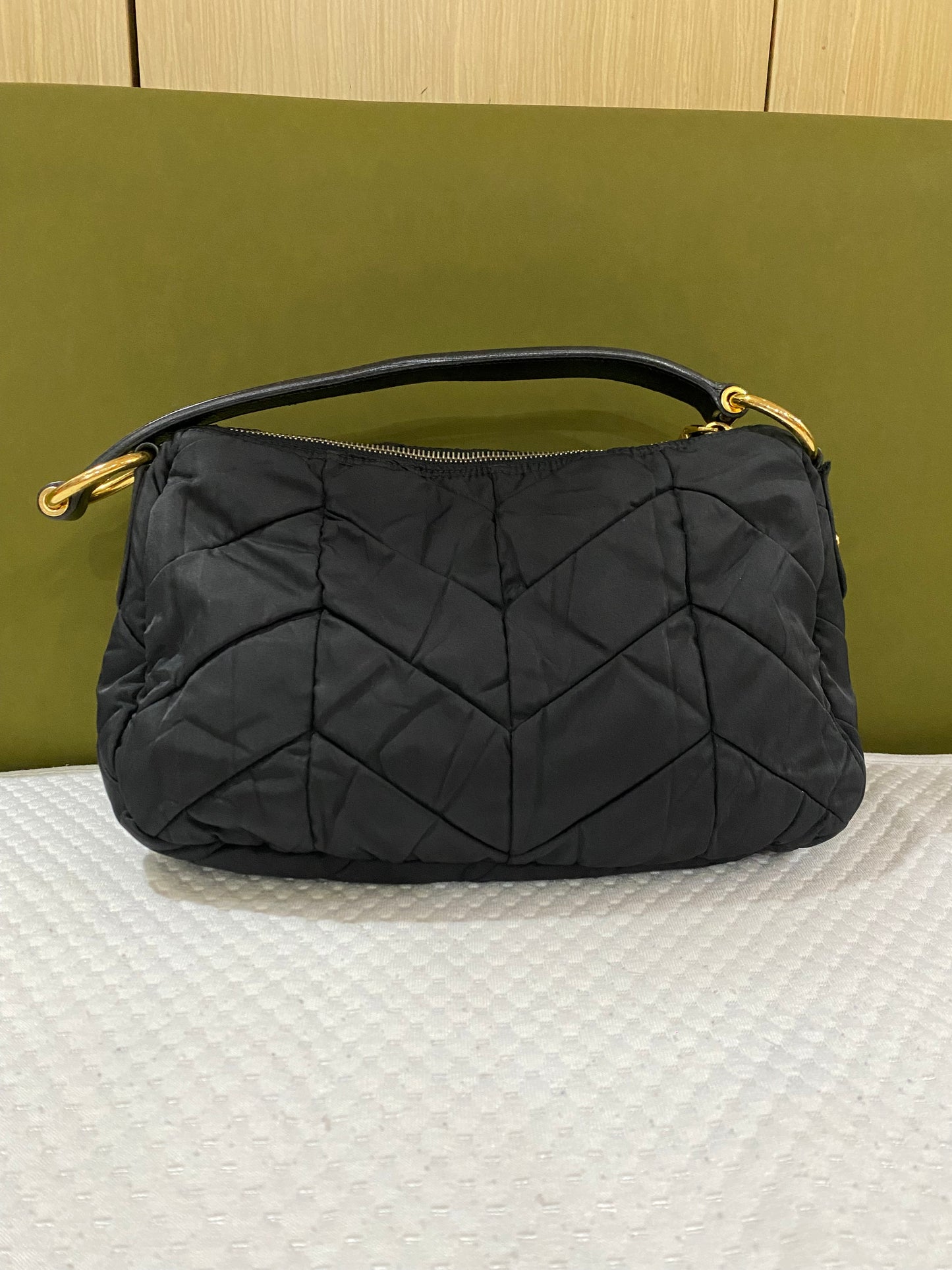 Prada Tessuto Hobo Shoulder Bag