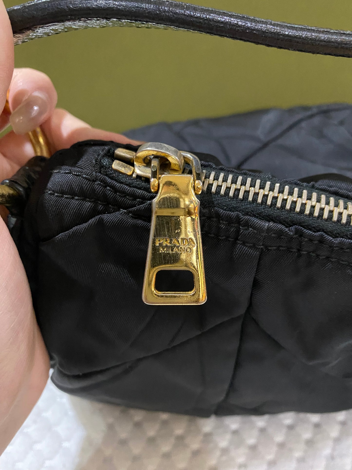 Prada Tessuto Hobo Shoulder Bag