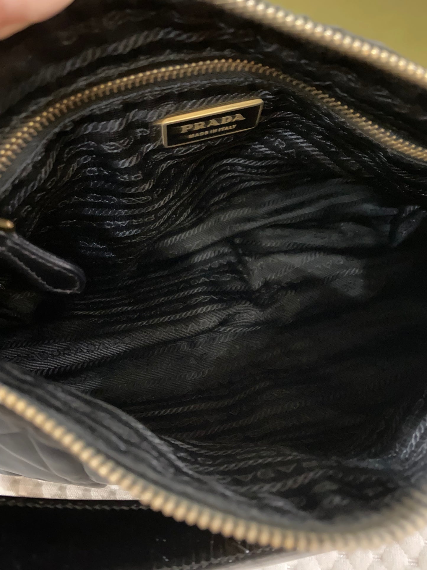 Prada Tessuto Hobo Shoulder Bag